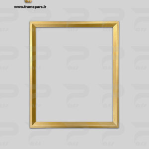 قاب عکس 2سانتی شیبدار کد228(رنگ طلایی روشن)