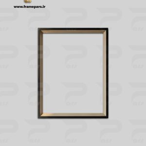 قاب عکس 2سانتی شیبدار کد228(مشکی بژ)