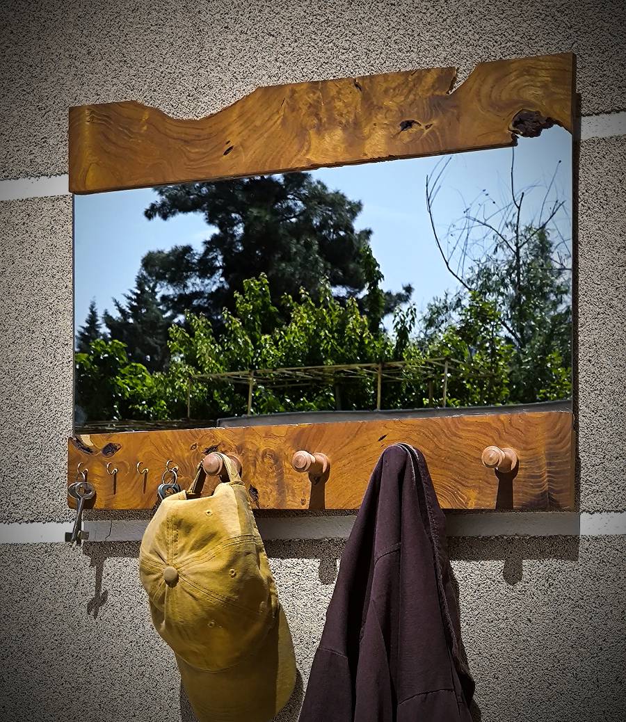 آینه دیواری چوبی - تصویر 3